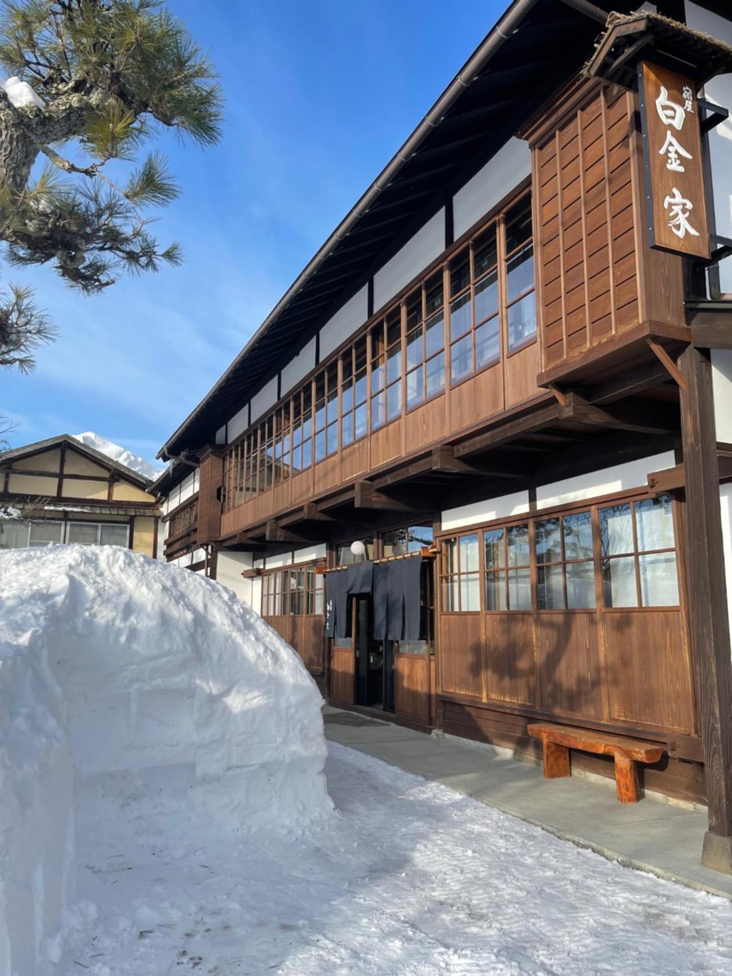 宿屋白金家 Yadoya-Shiroganeya 1日1組限定2名から8名様まで 全館貸切り 伝統的建造物の旅籠宿 Traditional Culture Experience Nagano Exterior foto